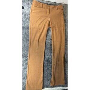 Express Straight Leg Pants in Camel Brown